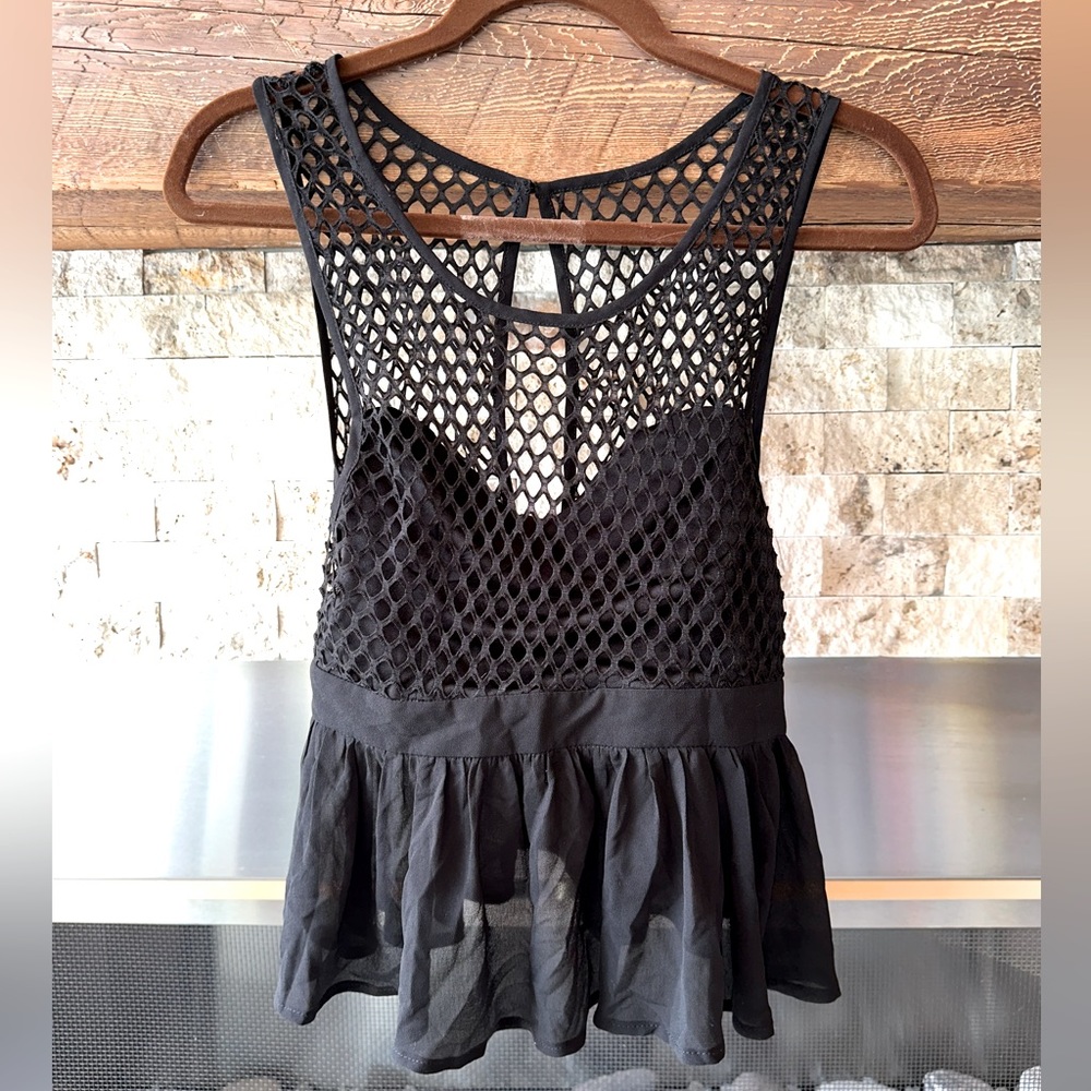 Black mess Top